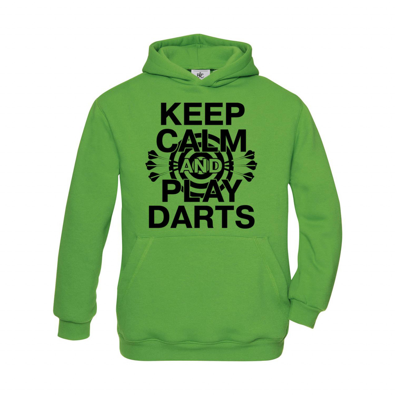 Bild von Hoodie Kinder Keep calm and play Darts