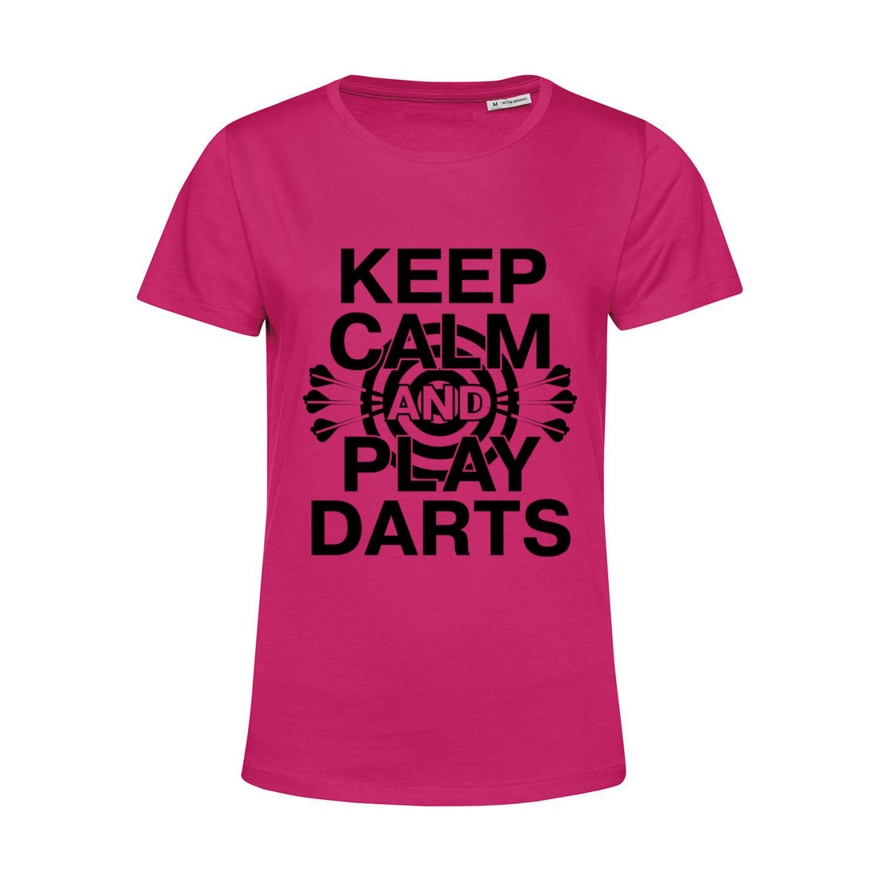 Bild von Nachhaltiges T-Shirt Damen Keep calm and play Darts