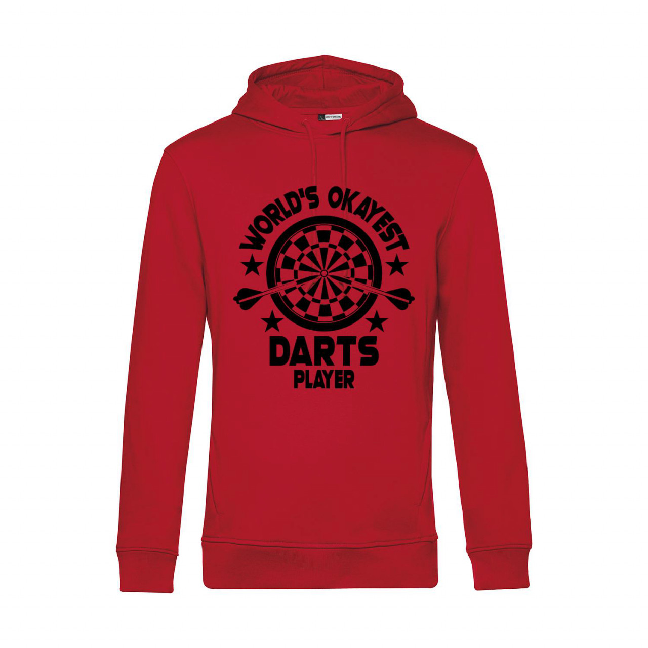 Bild von Nachhaltiger Hoodie Herren World's Okayest Darts Player