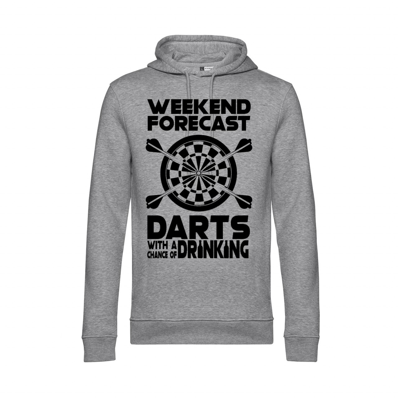 Bild von Nachhaltiger Hoodie Herren Darts Weekend Forecast Darts