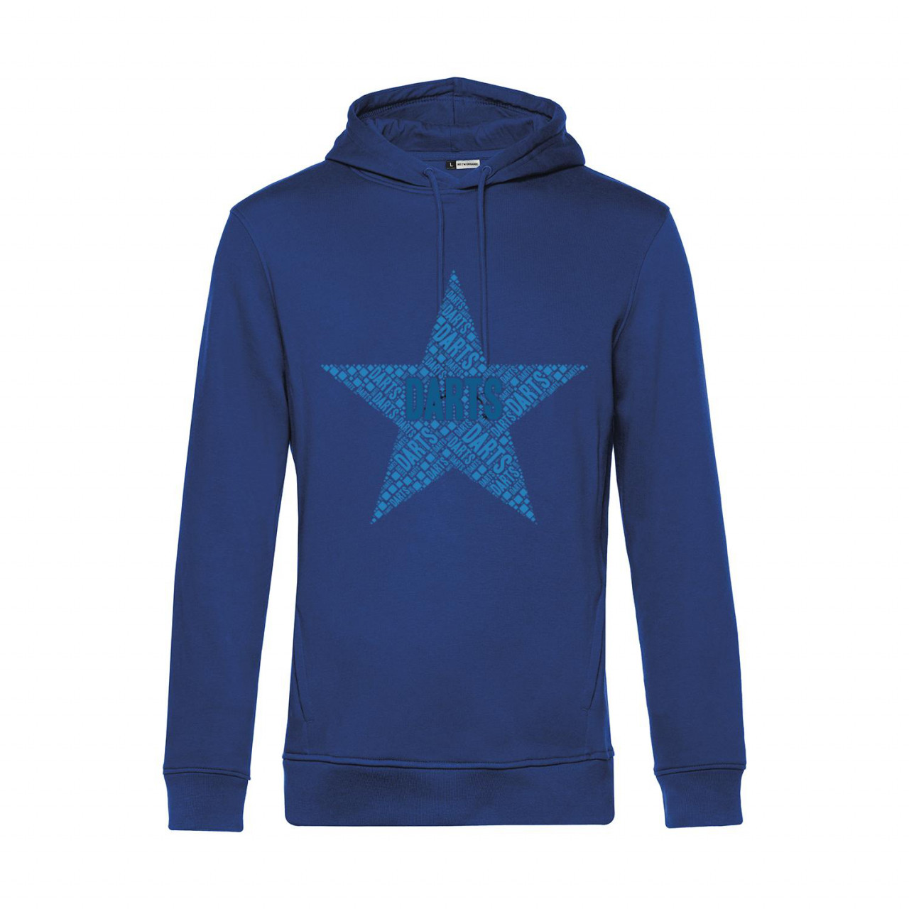 Bild von Nachhaltiger Hoodie Herren Darts Stern