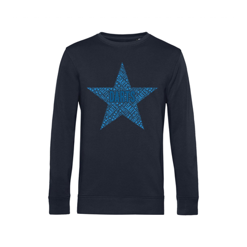 Bild von Nachhaltiges Sweatshirt Herren Darts Stern
