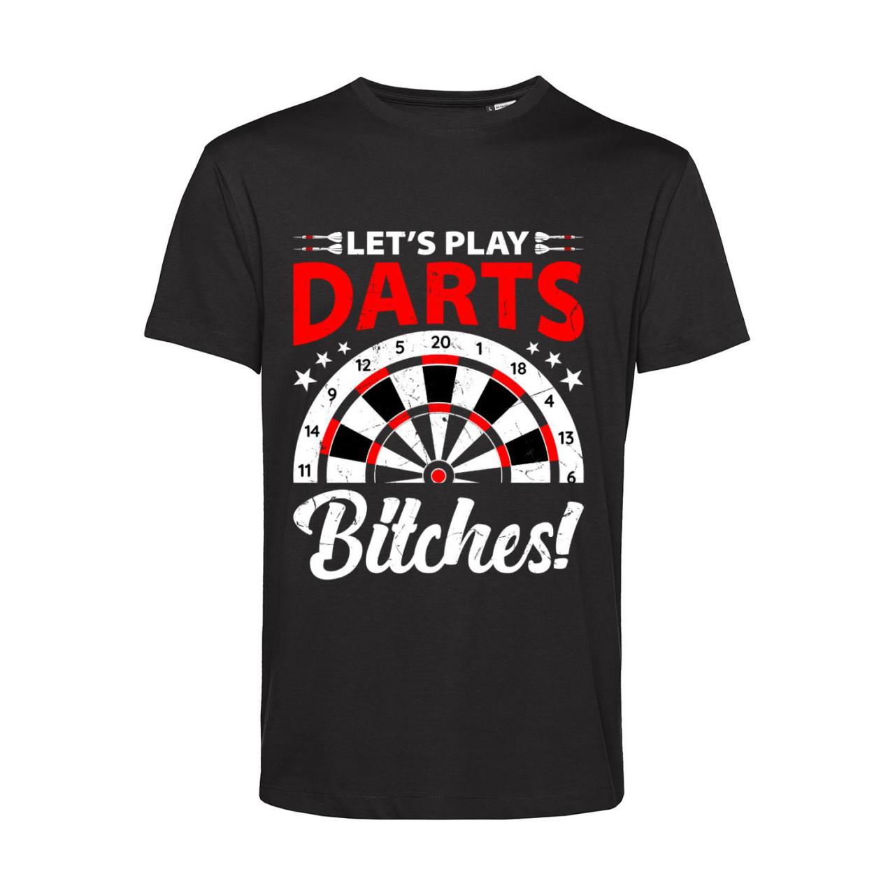 Bild von Nachhaltiges T-Shirt Herren Let's Play Darts Bitches