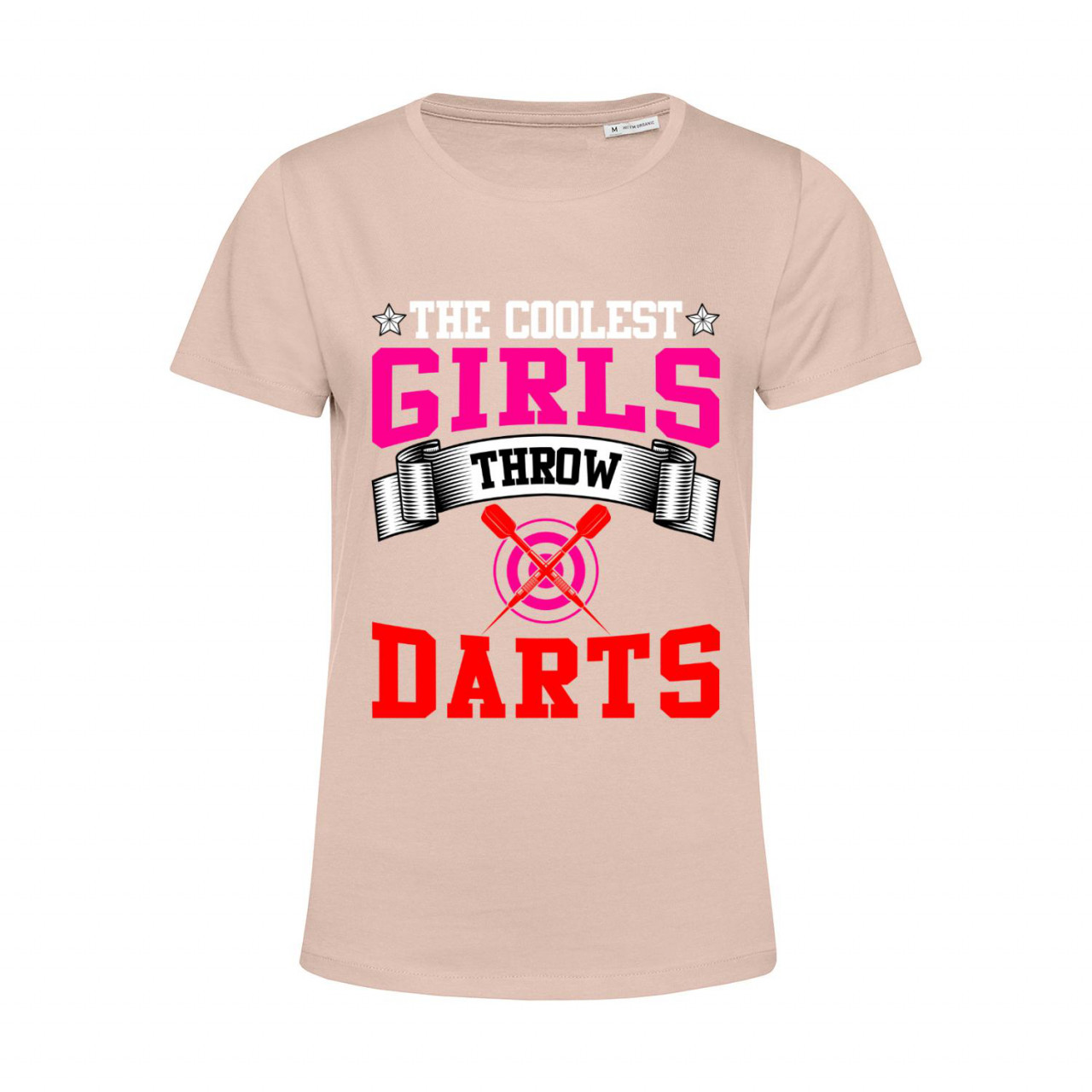 Bild von Nachhaltiges T-Shirt Damen The coolest Girls throw Darts
