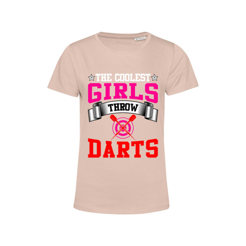 Bild von Nachhaltiges T-Shirt für Damen – The coolest Girls throw Darts