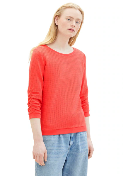 Bild von TOM TAILOR Denim Sweatshirt, mit besonderer Materialoberfläche