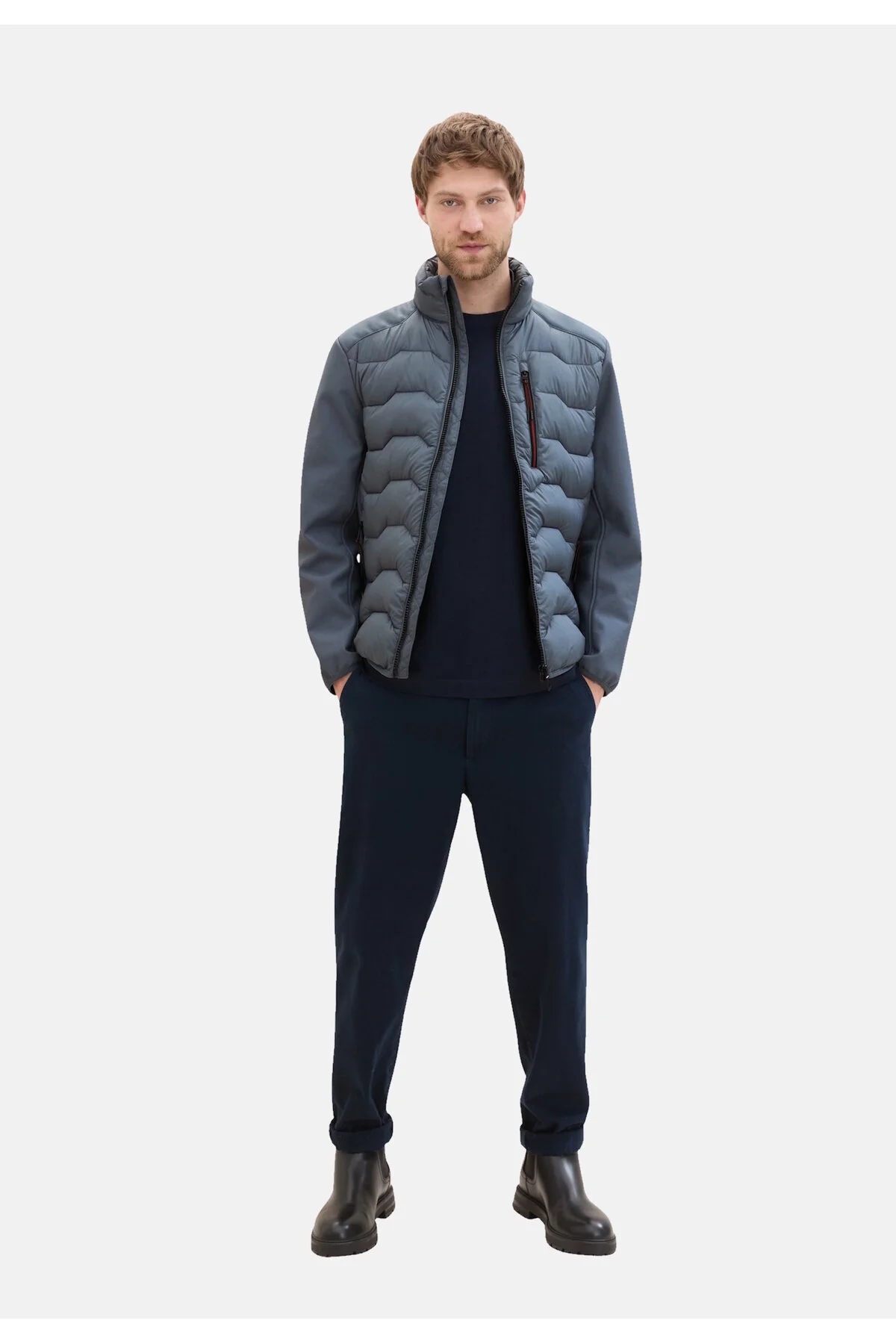 Bild von Tom Tailor Jacke Steppjacke Mit Stehkragen für Herren - M