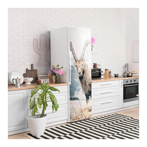 Bild von DEQORI Magnetfolie für Kühlschrank 60x190 cm – Wächter der Berge