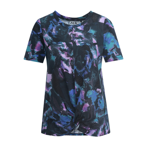 Bild von Damen Yoga-T-Shirt mit Knotendetail