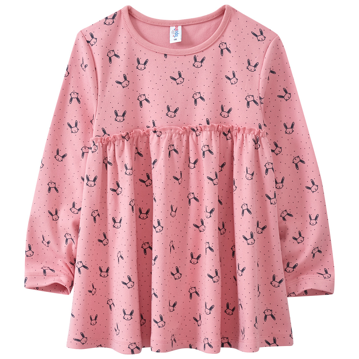 Bild von Mädchen Langarmshirt mit Häschen-Print