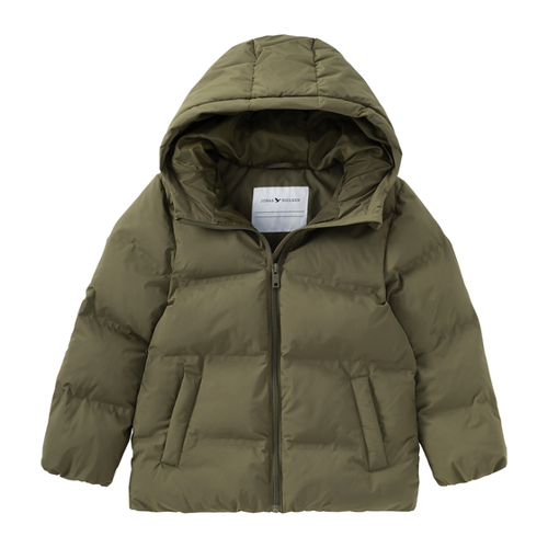 Bild von Olivgrüne Jungen Pufferjacke aus recyceltem Material