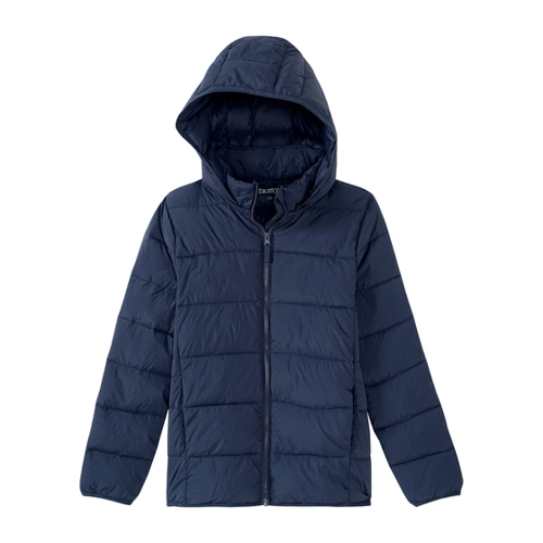 Bild von Kinder Steppjacke mit abnehmbarer Kapuze