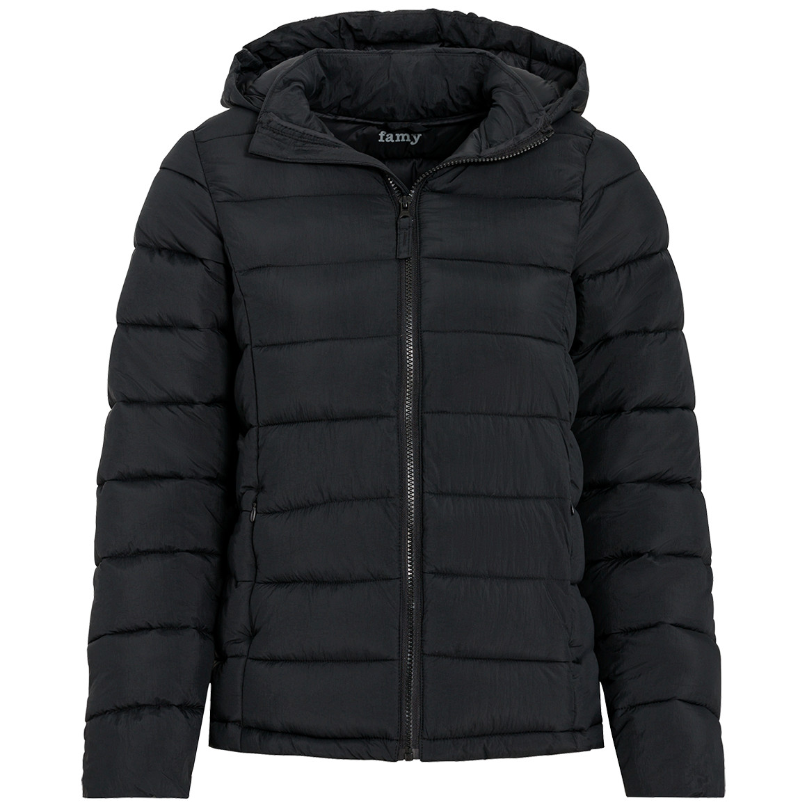 Bild von Damen Steppjacke mit abnehmbarer Kapuze