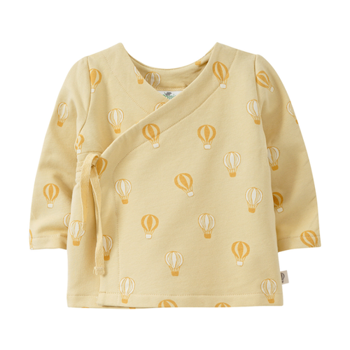 Bild von Wickeljacke mit Ballon-Print für Neugeborene