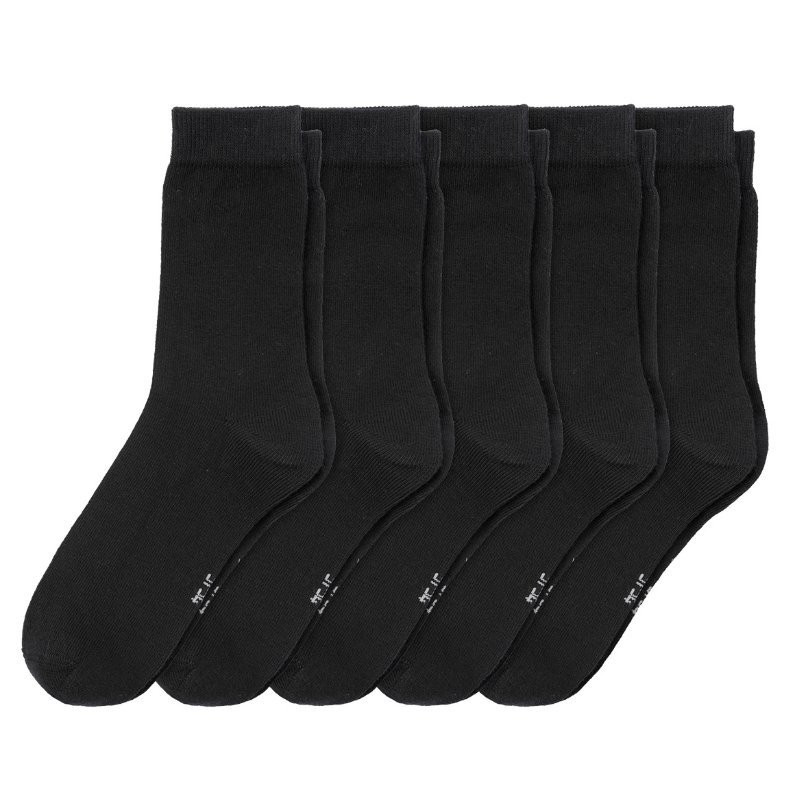 Bild von 5 Paar Kinder Socken unifarben