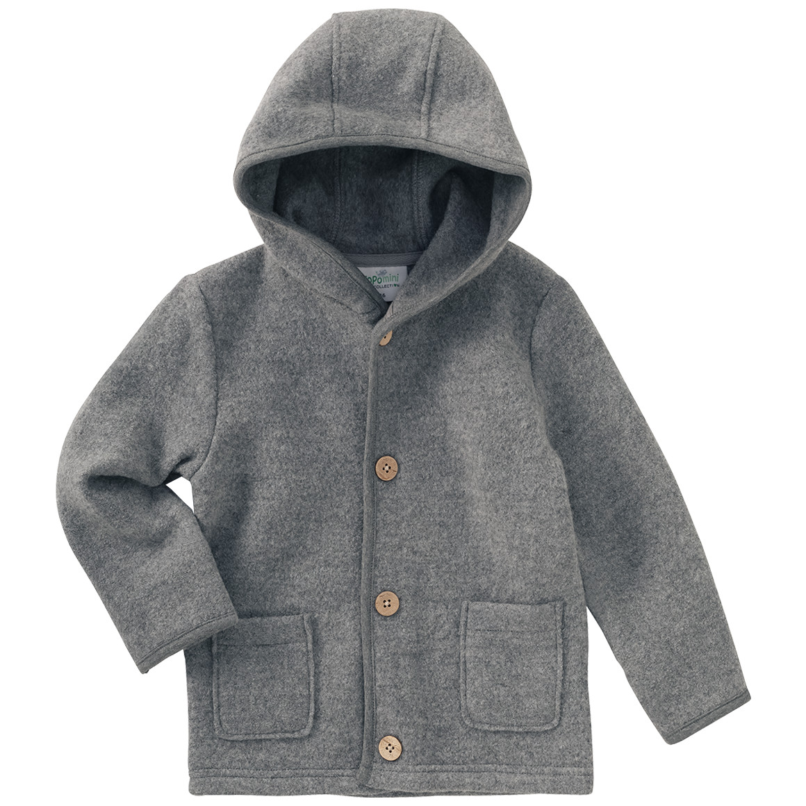 Bild von Baby Wollwalk-Jacke mit Umschlagbündchen