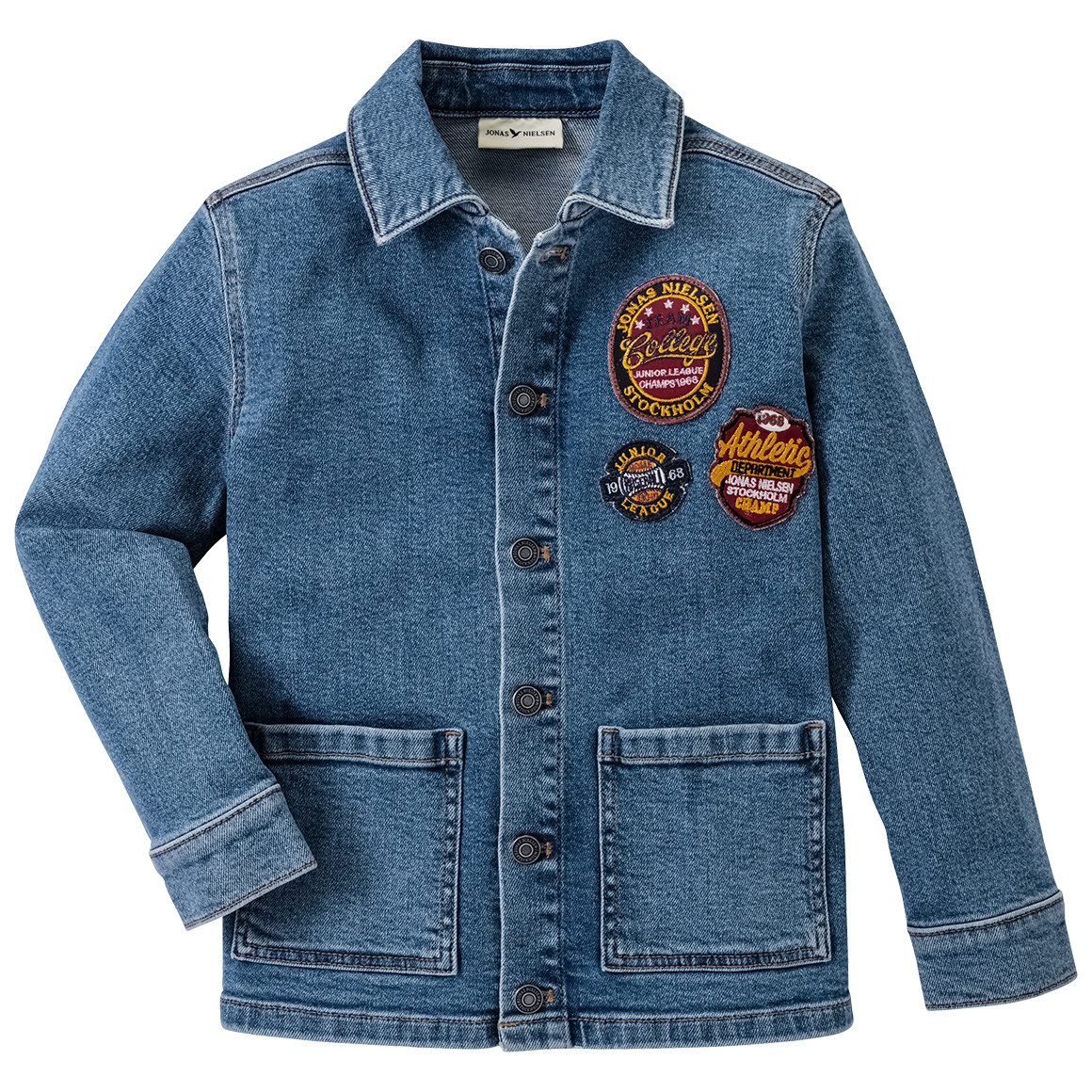 Bild von Kinder Jeansjacke  im College-Look