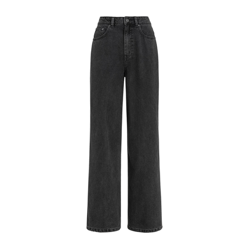 Bild von Damen Wide Leg-Jeans in Unifarben