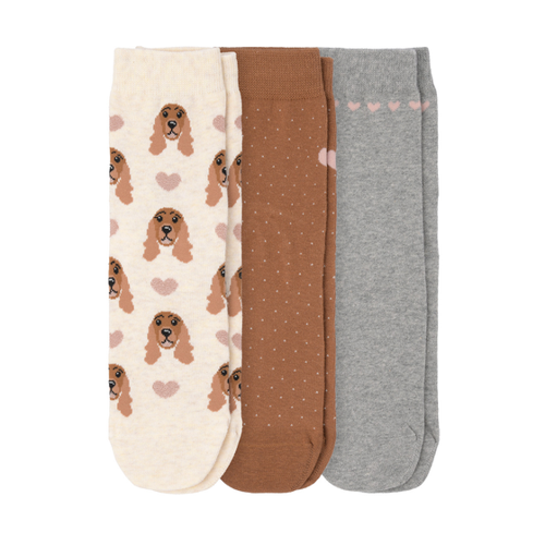Bild von 3 Paar Damen Socken in verschiedenen Dessins
