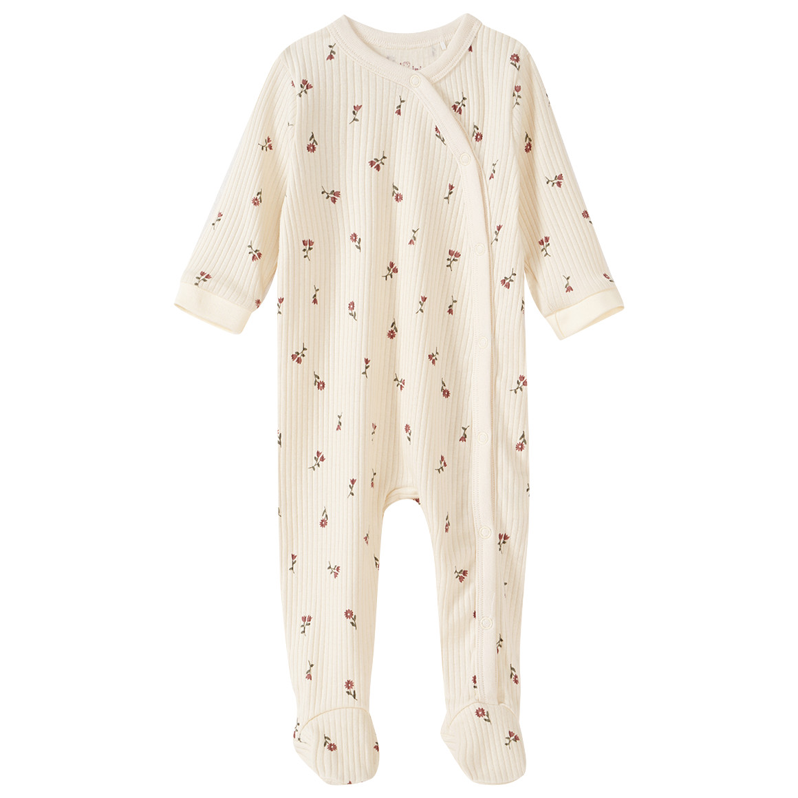 Bild von Newborn Schlafanzug mit Rippstruktur