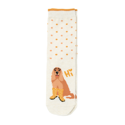 Bild von Damen Socken mit Hunde-Motiv – Lustiger Begleiter für kalte Tage