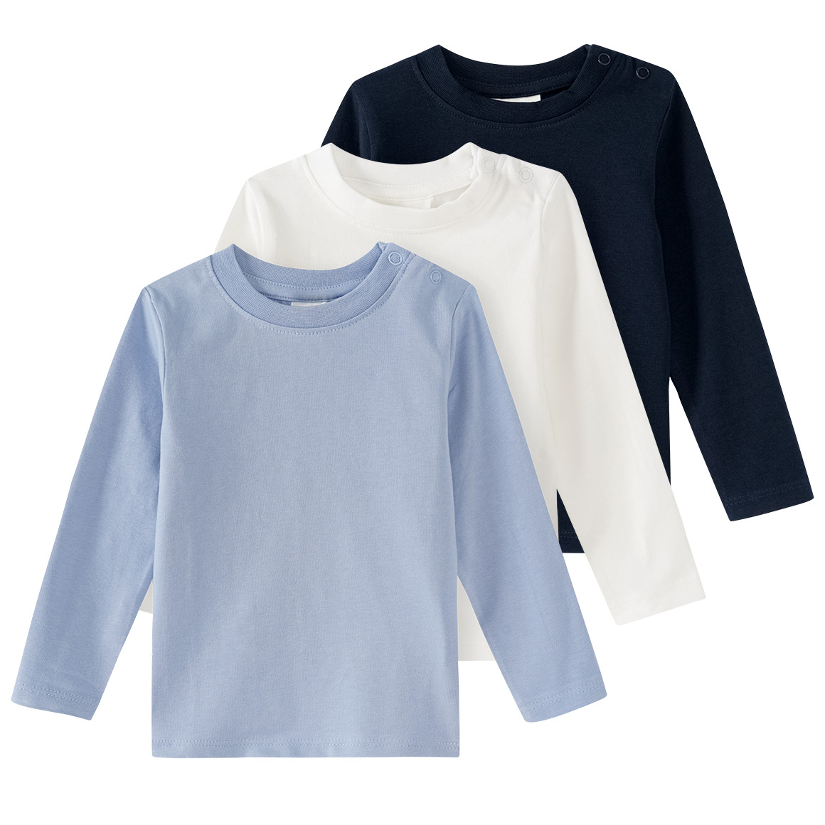 Bild von 3 Baby Langarmshirts im Set