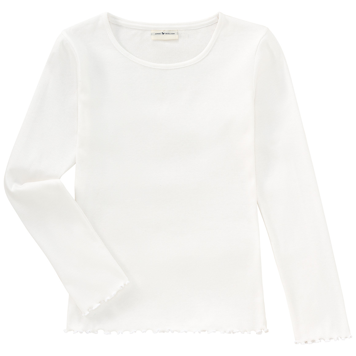Bild von Mädchen Langarmshirt in Rippstruktur