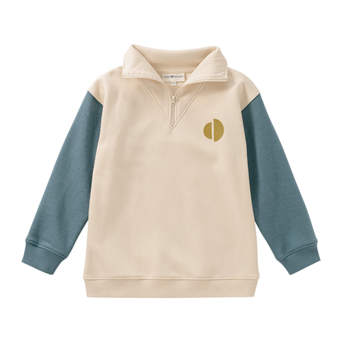 Bild von Jungen Sweatshirt mit Troyer-Kragen – Stil und Komfort vereint
