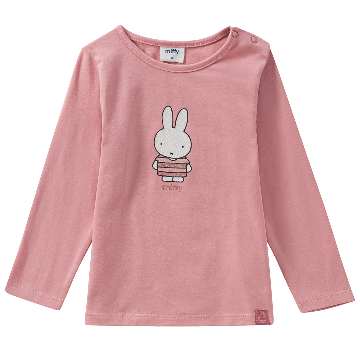 Bild von Miffy Langarmshirt mit Glitzer-Print