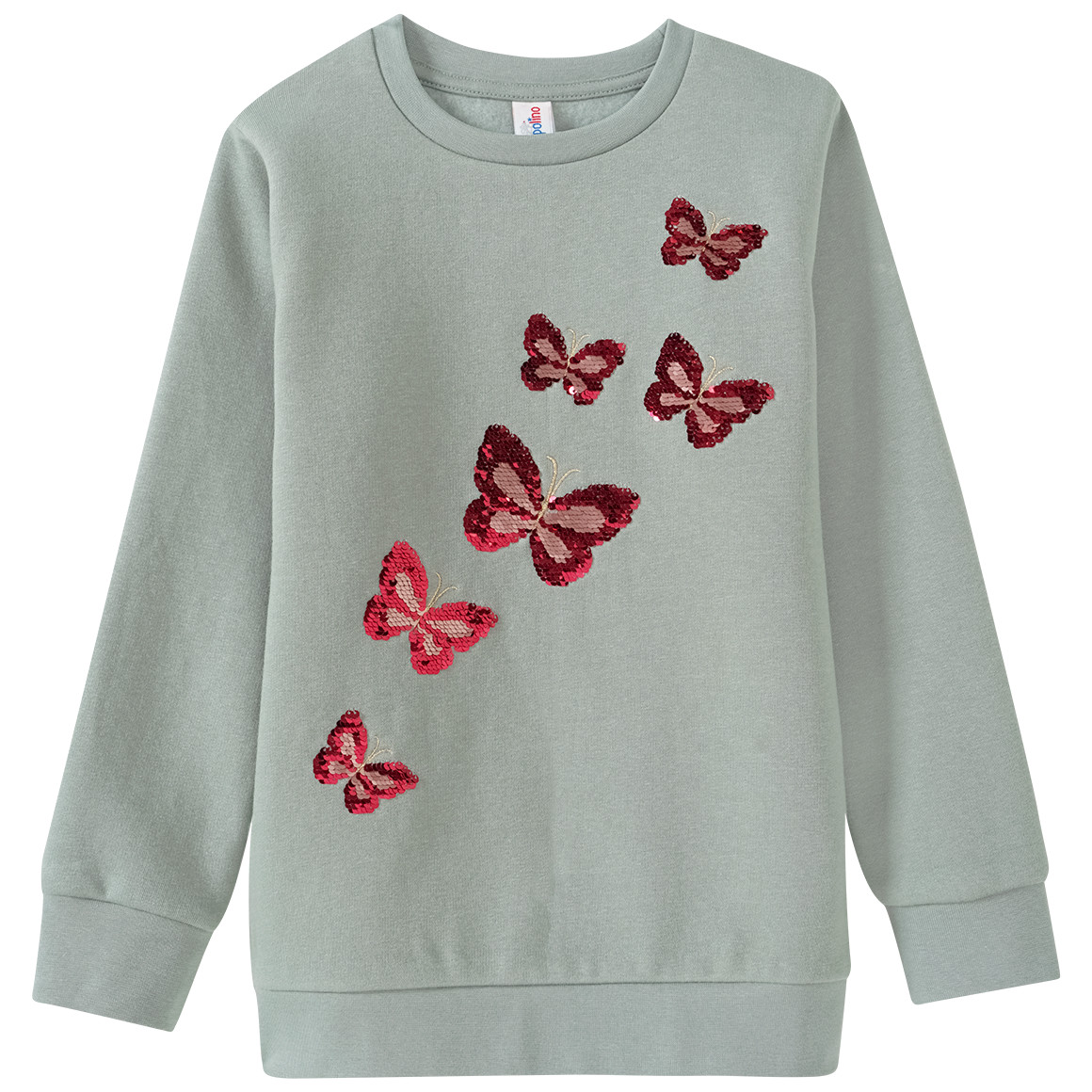 Bild von Mädchen Sweatshirt mit Wendepailletten