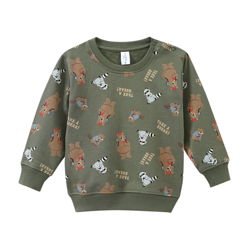Bild von Nachhaltiges Baby Sweatshirt mit Allover-Print