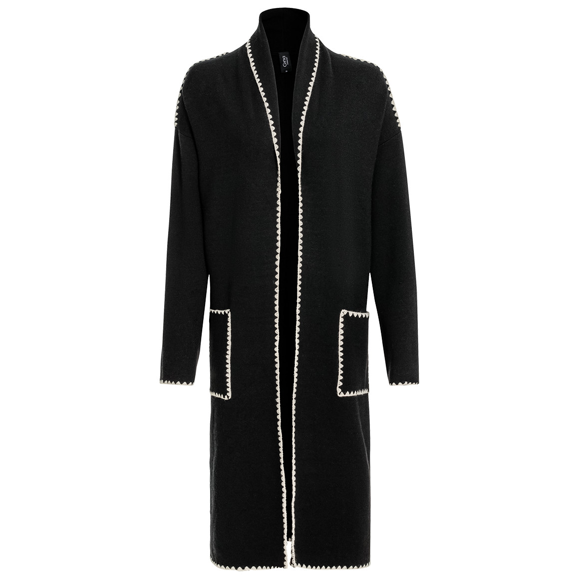 Bild von Damen Strickjacke mit Häkelspitze