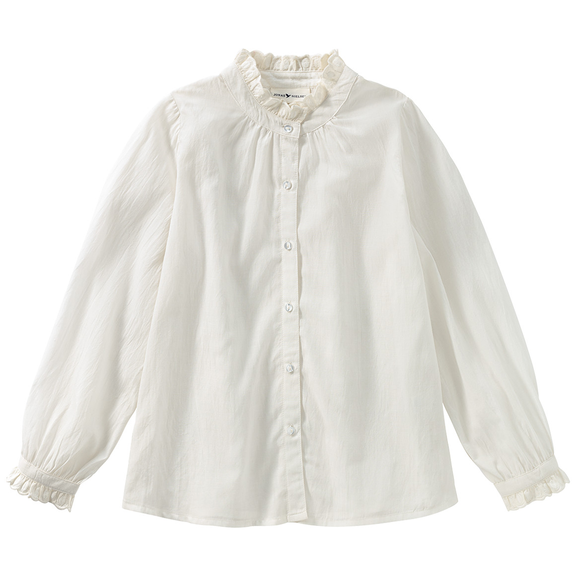 Bild von Mädchen Bluse in Unifarben