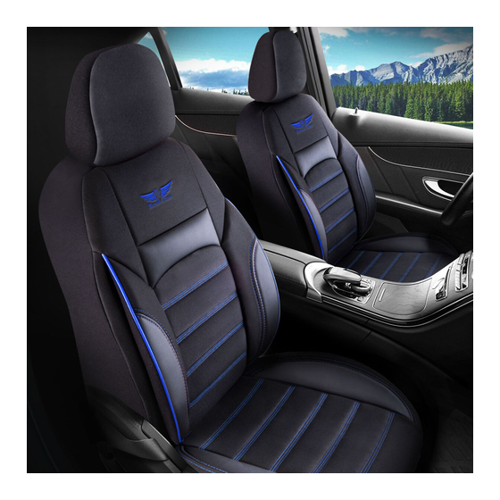 Bild von Sitzbezüge passend für Citroen Spacetourer in Schwarz Blau