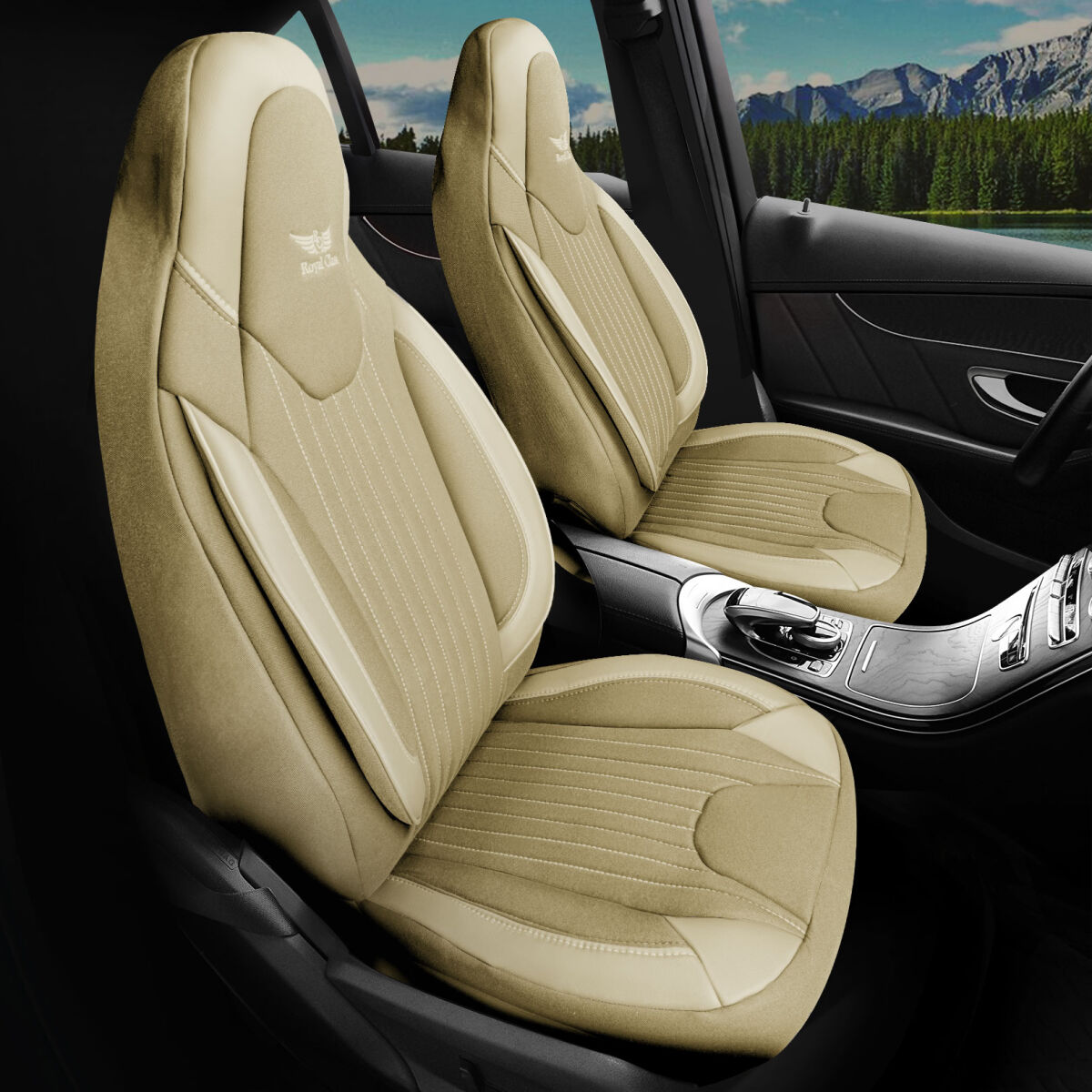 Bild von Sitzbezüge passend für Opel Antara in Beige Pilot 6.3