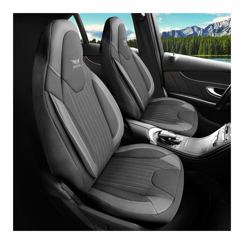 Bild von Sitzbezüge für VW Phaeton im Grau Pilot 6.4 – Der exklusive Komfort für Ihr Auto