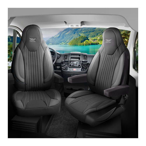 Bild von Sitzbezüge passend für C-tech Wohnmobil Caravan in Grau Pilot 6.4