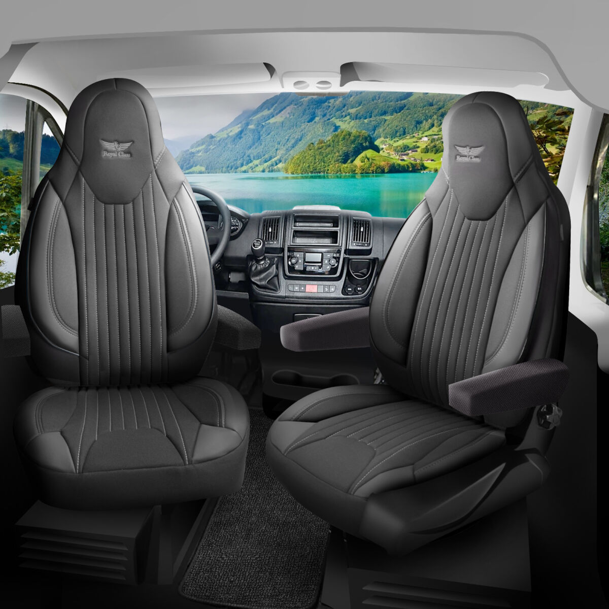 Bild von Sitzbezüge passend für Weinsberg Wohnmobil Caravan in Grau Pilot 6.4