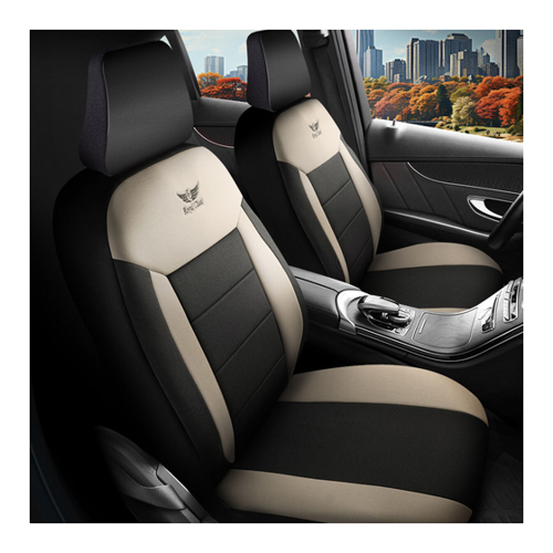 Bild von Sitzbezüge für Skoda Roomstar in Beige-Schwarz von RC Royal Class