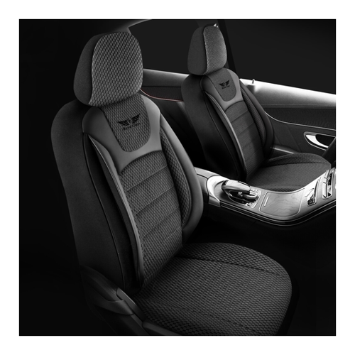 Bild von Sitzbezüge für Nissan Cube in Schwarz von RC Royal Class