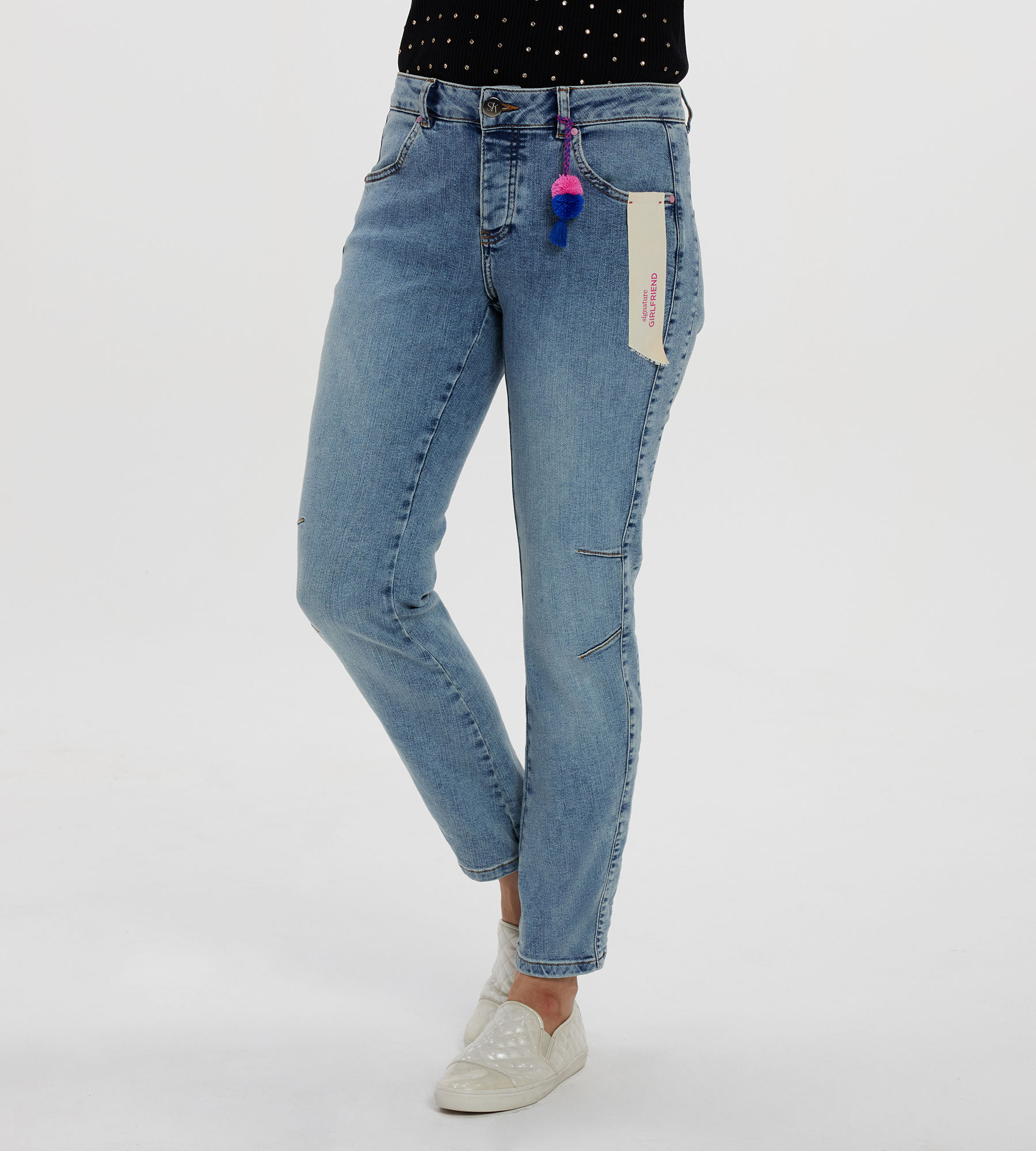 Bild von Sarah Kern Jeans The Girlfriend 48 jeansblau