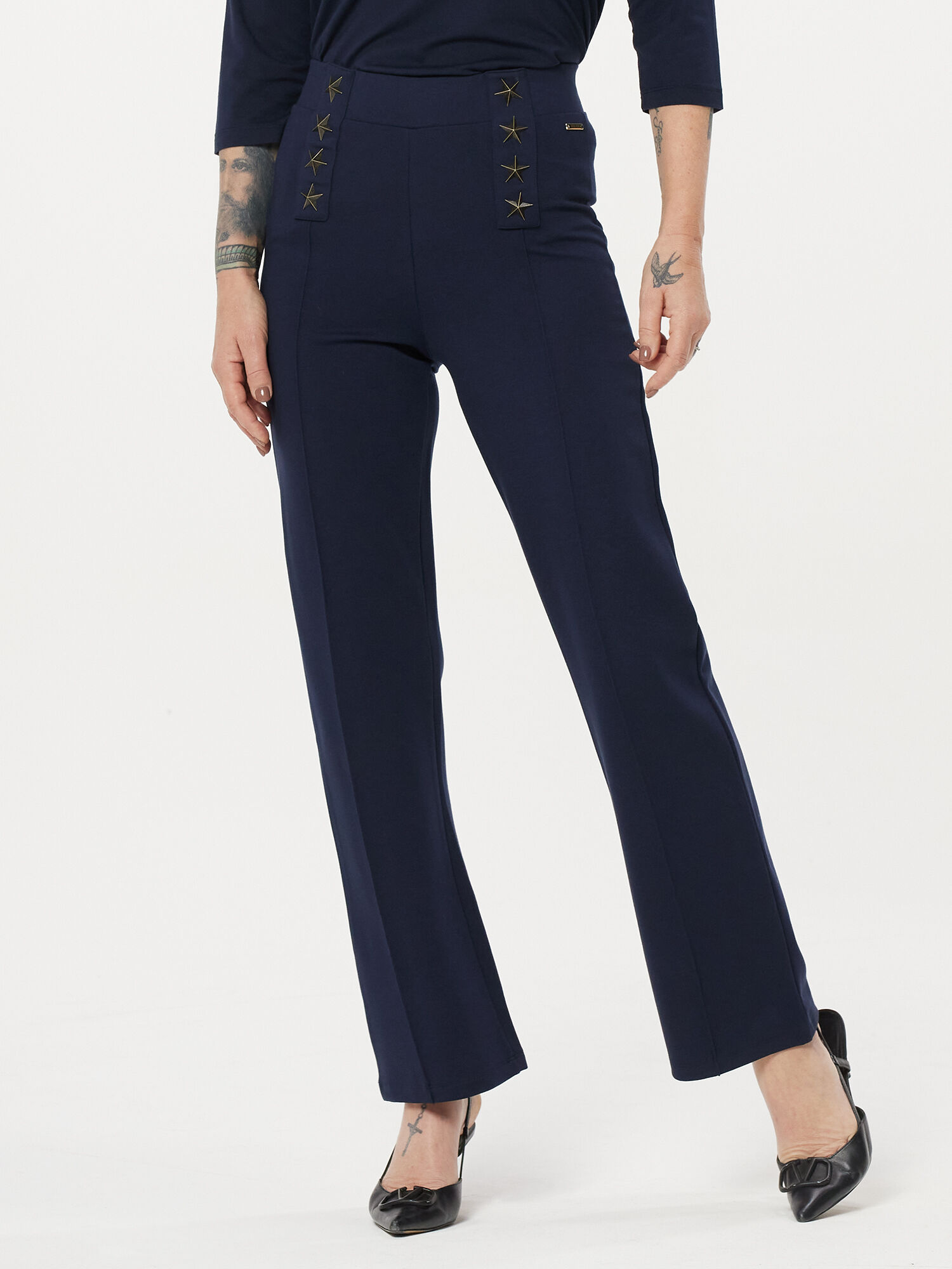 Bild von Sarah Kern Marlene Hose Luxe 50 nachtblau