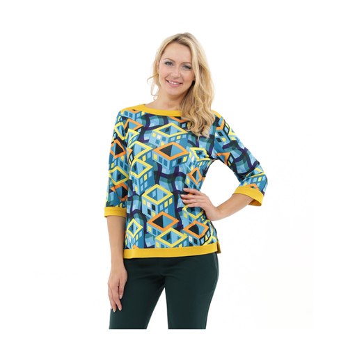 Bild von MONACO blue Blusenshirt Monica – Multicolour Eleganz