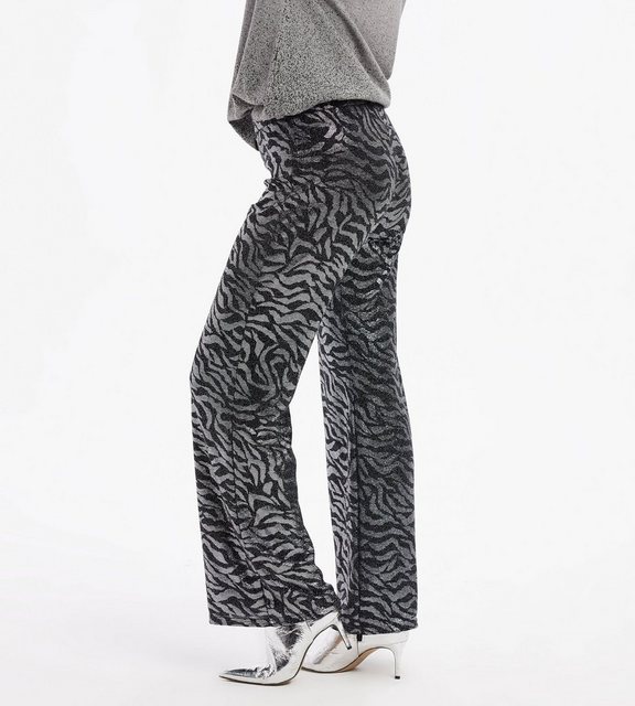 Bild von Edwina Eidtmann Stoffhose Bootcuthose mit Zebra-Design