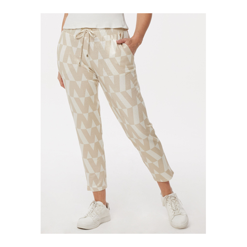 Bild von MONACO blue WEEKEND Jogpant Bright Weekend  34 weiß-gold, MONACO blue WEEKEND Jogpants Bright Weekend 34 weiß-gold