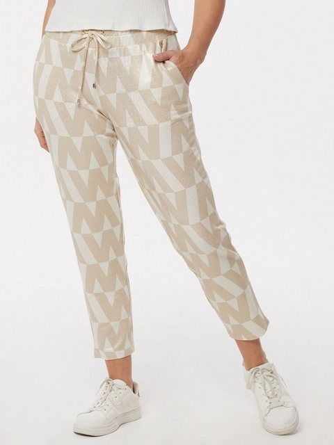 Bild von MONACO blue WEEKEND Jogger Pants Sweathose figurumspielend mit "MW"-Print