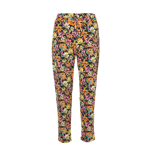 Bild von MONACO blue Druckhose Florentine Millefleur 46 mandarine
