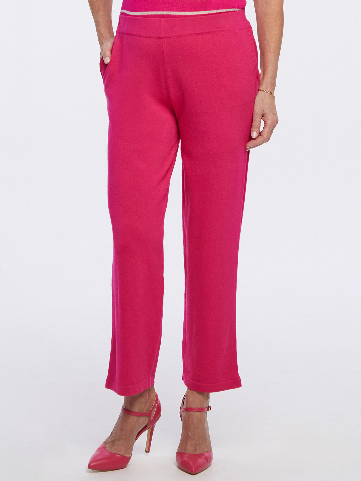 Bild von PUNTO & FILO Strickhose 38/40 pink