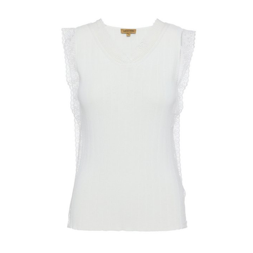 Bild von Sarah Kern Creppstricktop mit Spitze – Eleganz trifft Komfort