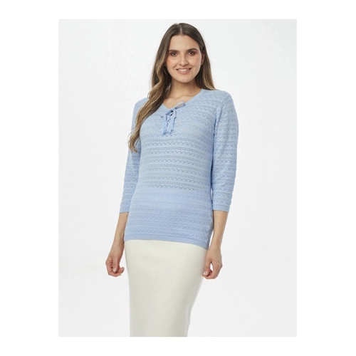 Bild von PUNTO & FILO Pulli in Ajour Optik – Eleganz für jeden Anlass